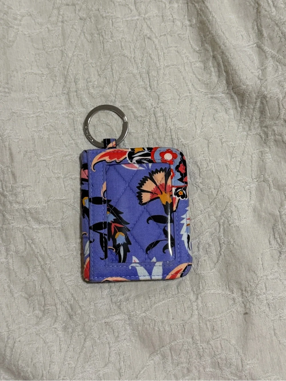 Vera Bradley Lavender Floral Quilted Wallet - Picture 2 of 4